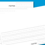 Kindergarten Lined Paper Printable   Get Free Pdf File Templates Pertaining To Printable Lined Paper Template For Kindergarten