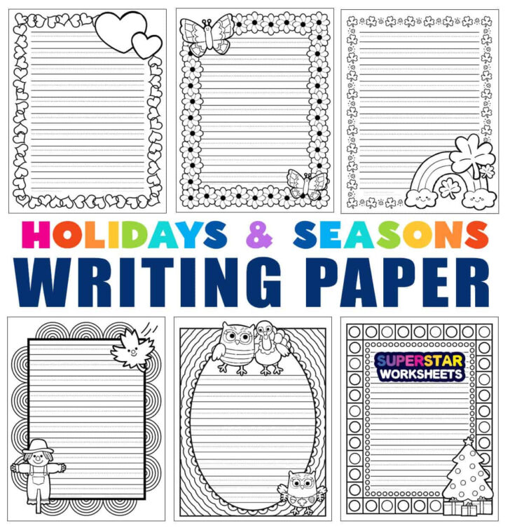 Printable Spring Lined Paper
