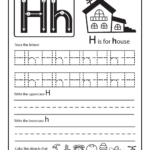 Letter H Worksheets   55+ Free Pdf Printables ~ Daydream Into Reality With Handwriting House Printable Free