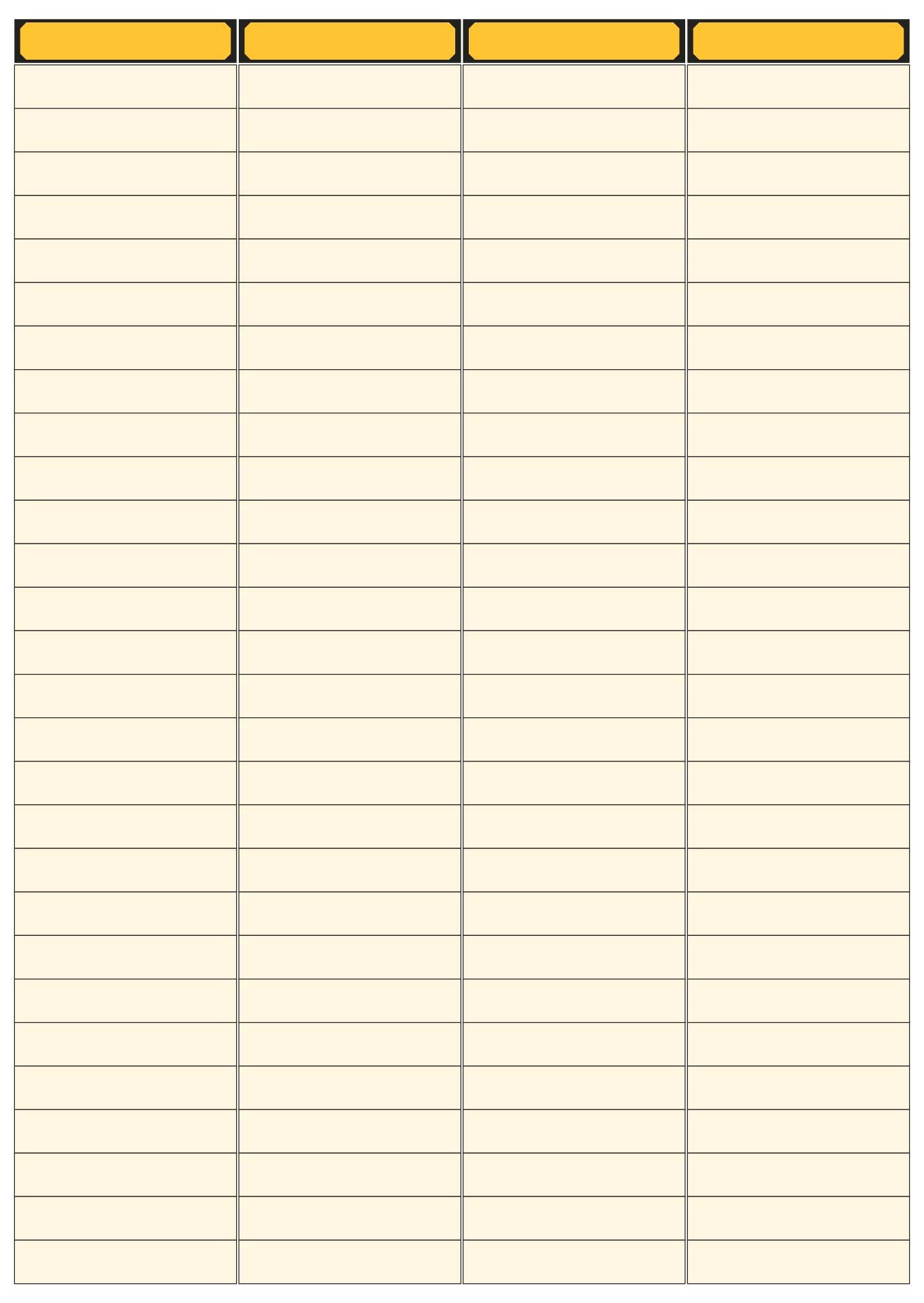 Lined Column Paper Template - 13 Free Pdf Printables | Printablee with regard to Lined Paper With 4 Columns Printable