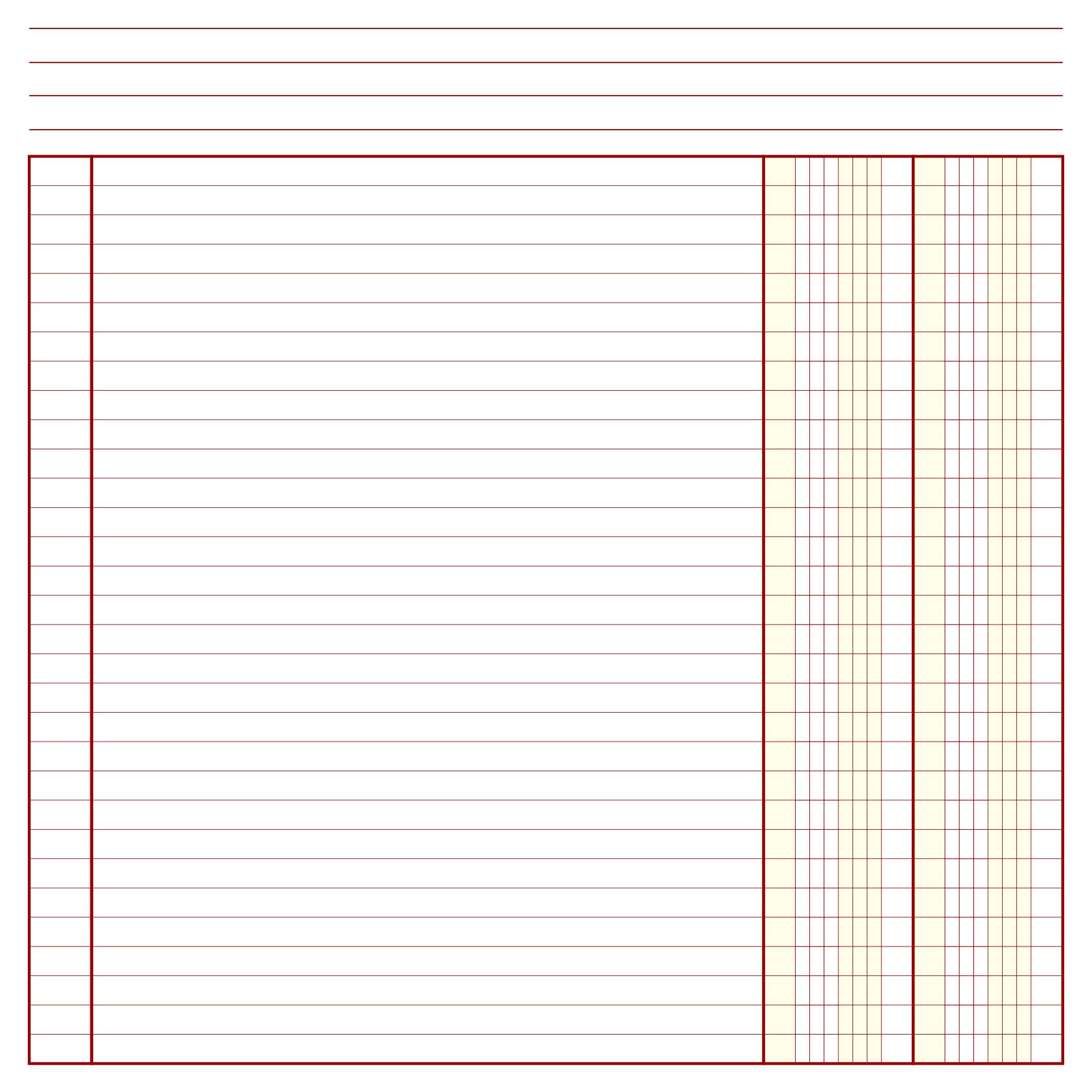 Lined Column Paper Template - 13 Free Pdf Printables | Printablee with regard to Two-Column Ledger Form Printable