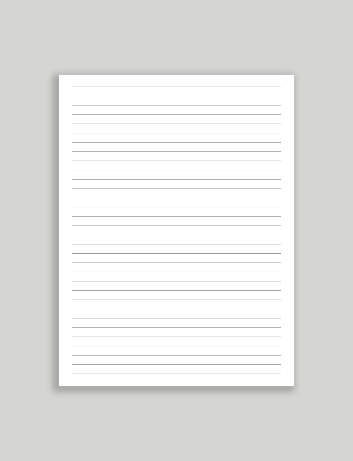 Lined Paper Free Printable Pdf Download | Sortoutmy.life regarding Free Printable 8X11 Lined Paper