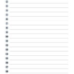 Lined Paper Printable Templates   38 Free Printables | Saturdaygift Regarding Lined Paper With Margin Printable