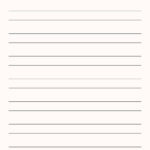 Lined Paper Template In Pages, Illustrator, Word, Psd, Pdf, Google Pertaining To Printable 2 Line Paper