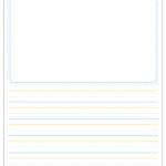 Lined Paper With Picture Box Free Google Docs Template   Gdoc.io Throughout Printable Lined Paper With Picture Box Free
