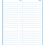 Lined Two Column To Do List Printable — Alaina Ann Inside Printable Two Column Lined Paper