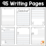 Lined Writing Paper Templates With Picture Box Printables Pertaining To Printable Writing Paper With Lines And Picture Box