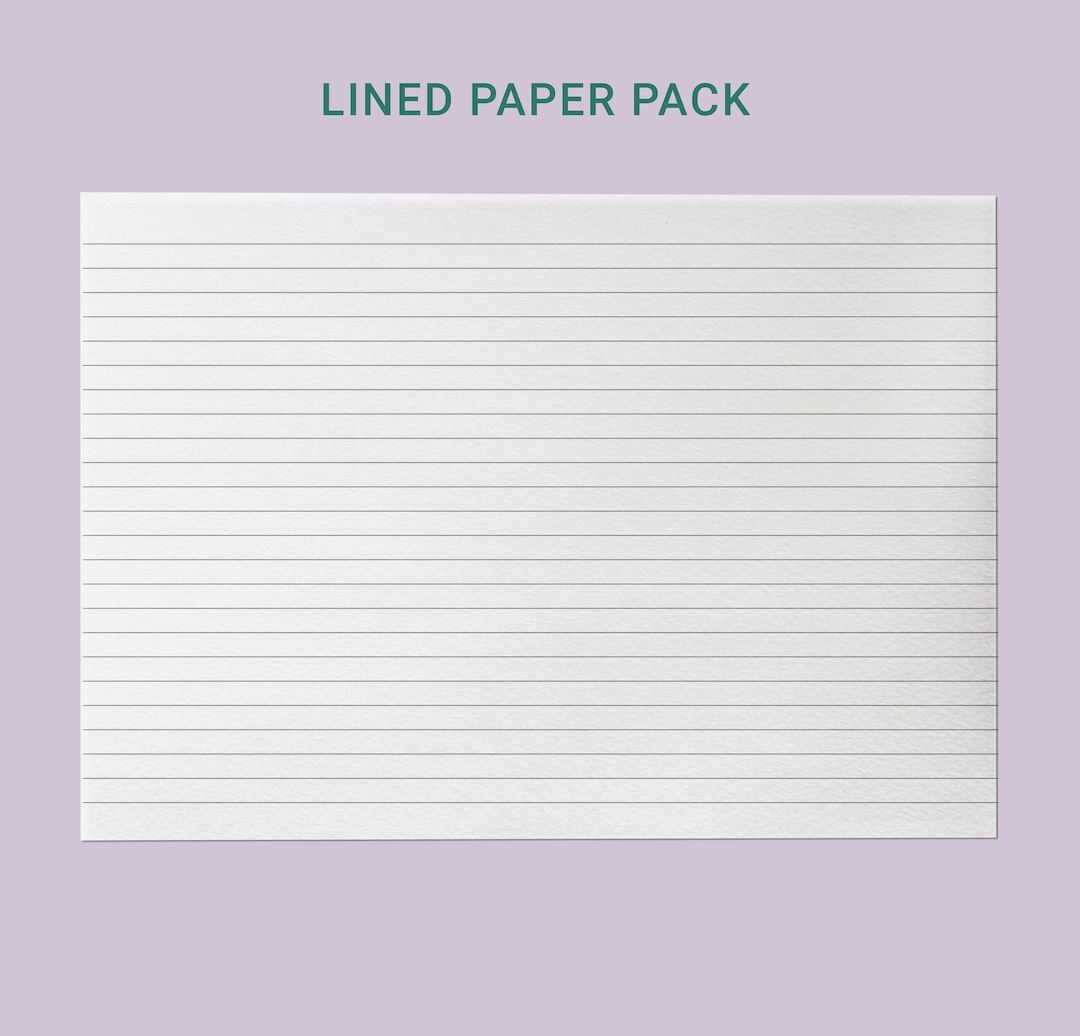 Liniertes Papier Querformat Druckbares Liniertes Papier Für with regard to Ruled Paper Landscape Printable