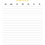 Note Pages & Templates   30 Free Printables | Printabulls For Printable Lined Paper Notes