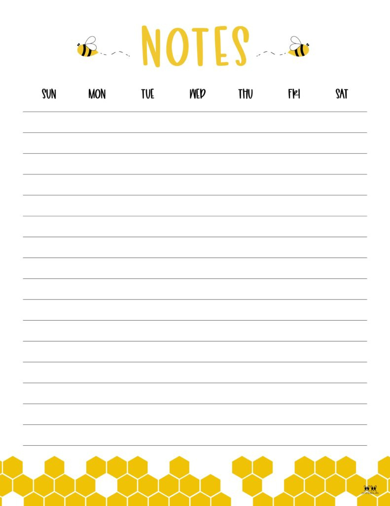 Note Pages &amp;amp; Templates - 30 Free Printables | Printabulls for Printable Lined Paper Notes
