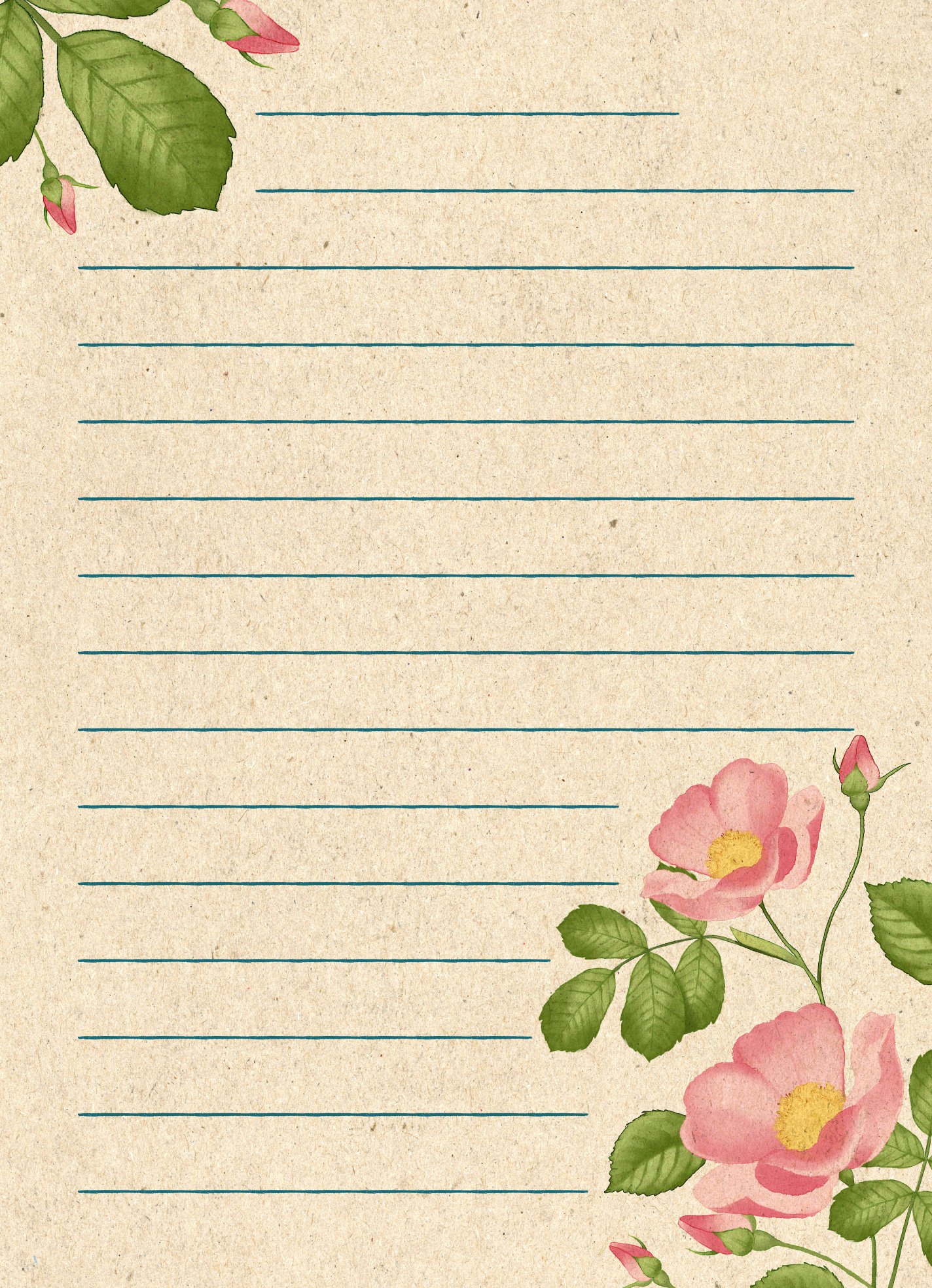 Old Lined Paper Free Google Docs Template - Gdoc.io with Printable Vintage Lined Paper