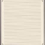 Parchment Paper 50 Sheet Vintage Letterhead Paper   A4 Loose Leaf Intended For Printable Lined 9.75x7.5 Paper