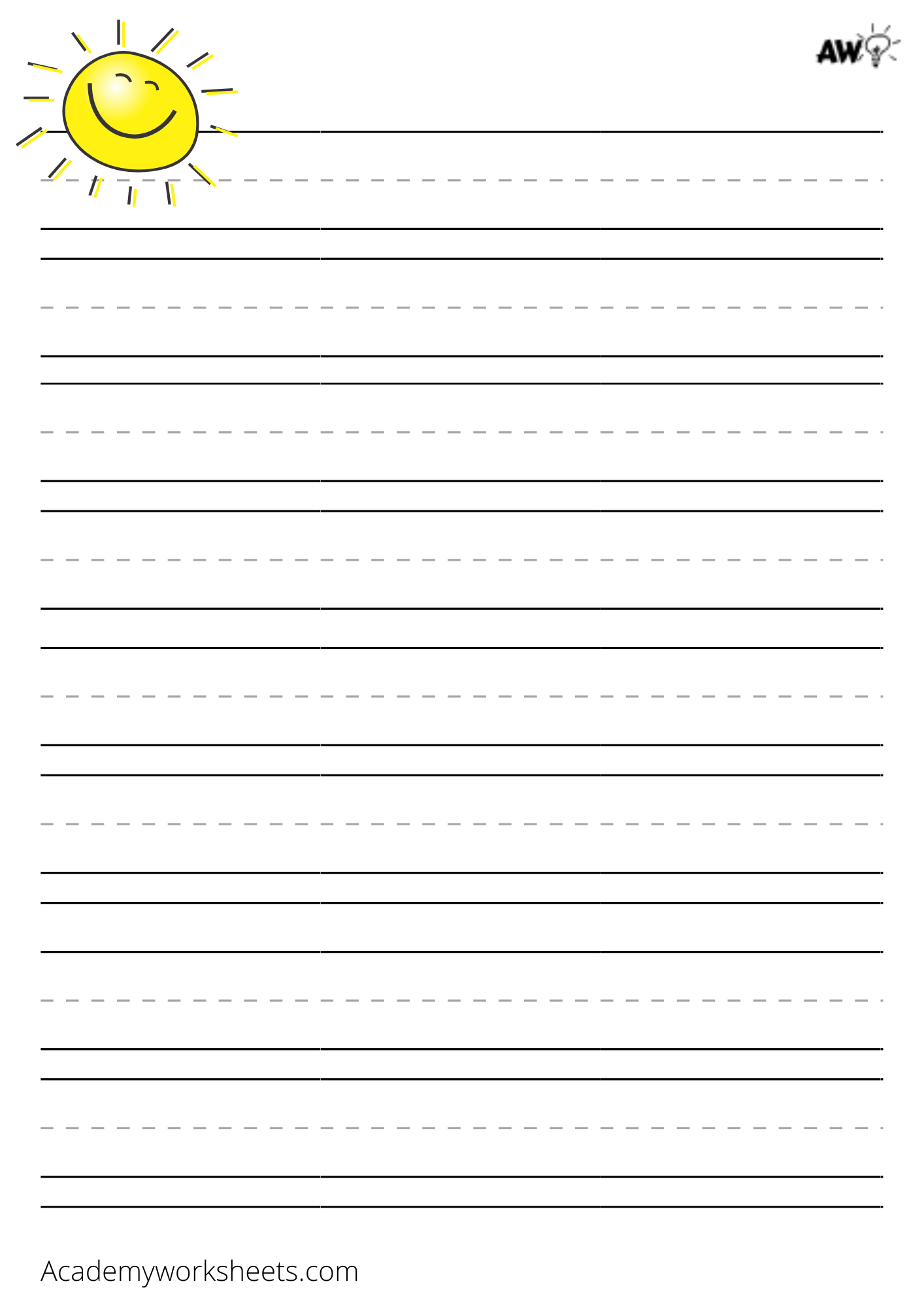Pdf Free Elementary Lined Paper Free Lined Paper Google Docs pertaining to Elementary Lined Paper Printable Free