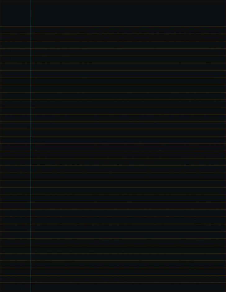 Black Lined Paper Printable