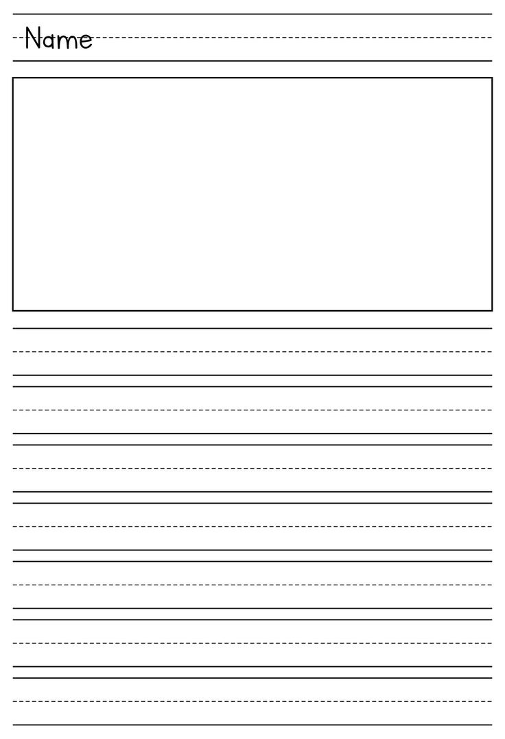 Primary Writing Paper Template - 10 Free Pdf Printables | Printablee with Primary Lined Paper Free Printable