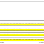 Printable Adaptive Primary Handwriting Paper   Highlighted B&W Inside Printable Highlighted Lined Paper