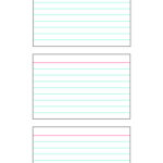 Printable Blank Index Cards Template Pdf Within 4x6 Lined Paper Printable Template