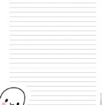 Printable Letter Paper   37 Cute & Decorative Writing Papers Inside Cute Printable Lined Paper