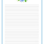 Printable Letter Paper   Lots Of Free Printable Floral Stationery Pertaining To Free Printable Stationery Writing Paper