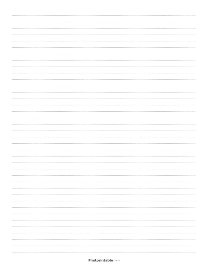 Paper with Lines For Writing Printable