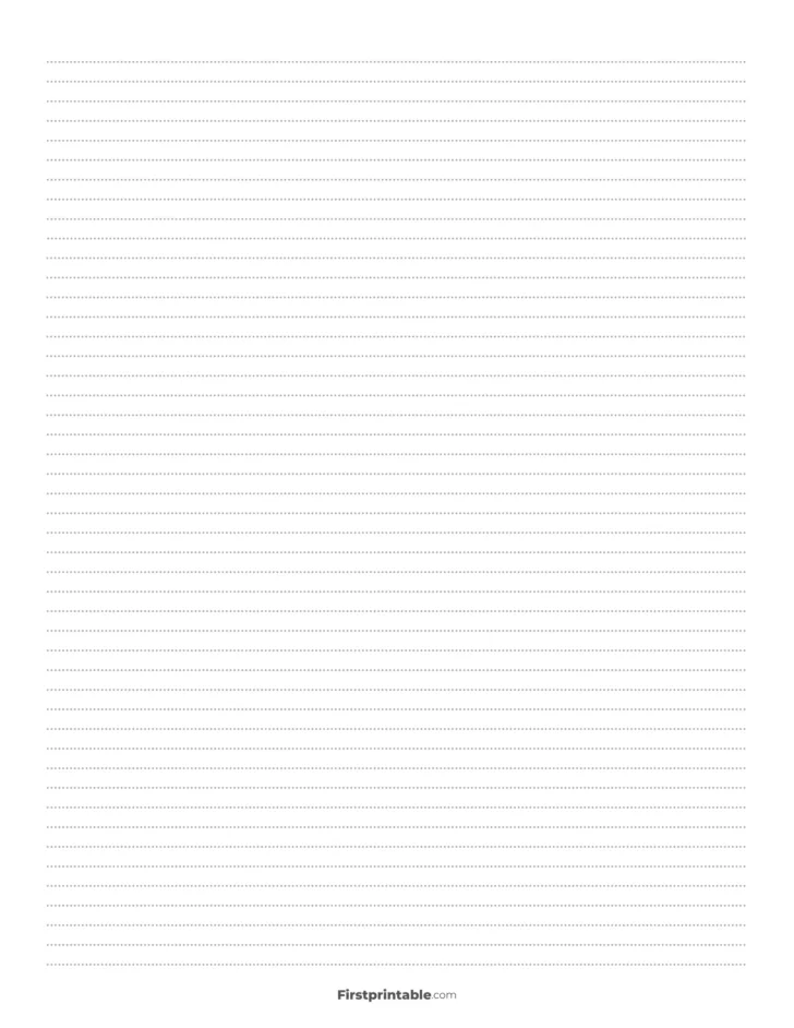 Free Printable Lined Paper Templates