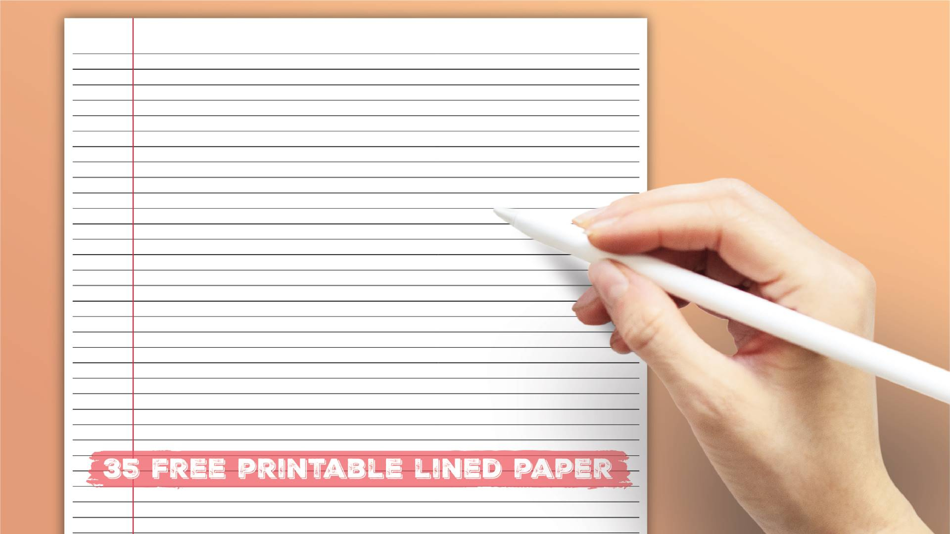 Printable Lined Paper - 36 Template Styles - World Of Printables intended for Double Line Printable Paper