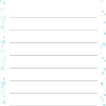 Printable Lined Paper   Over 100 Writing Paper Designs Within Printable Wide Lined Kindergarten Paper
