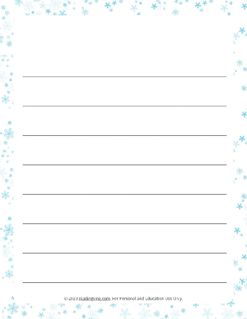Printable Lined Paper - Over 100 Writing Paper Designs within Printable Wide Lined Kindergarten Paper