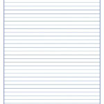 Ruled Writing Paper, 8 1/2 X 11 Inches, No Margin, White, 500 Sheets Intended For Printable Lined Paper No Margin