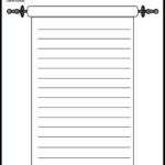 Scroll With Lines Graphic Organizer Design Storyboard Within Lined Scroll Paper Printable