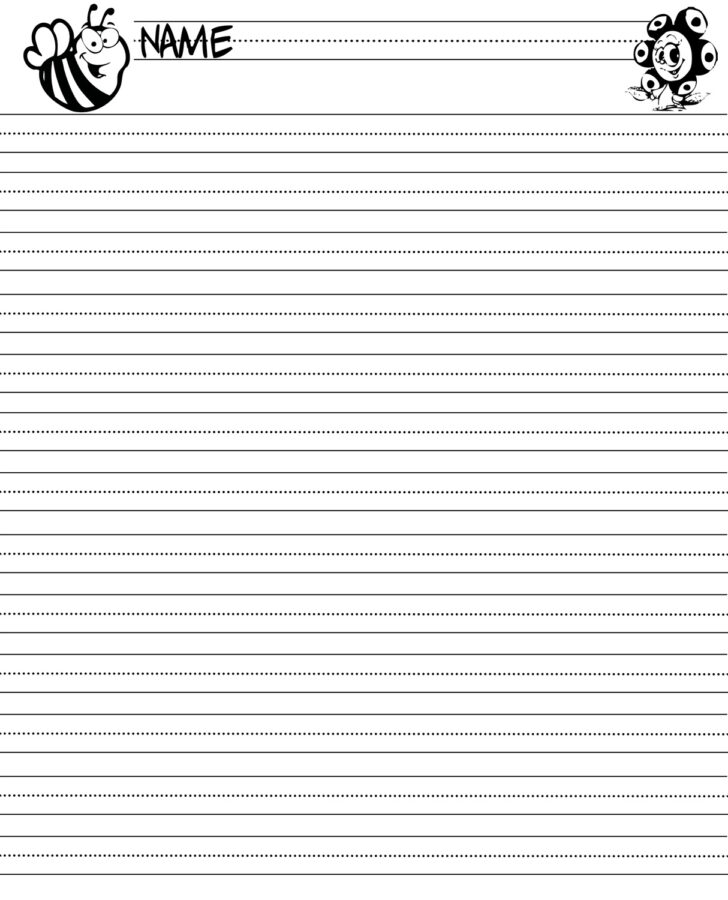 Printable Lined Paper For 2nd Grade