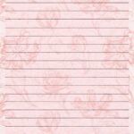 Simple And Decorative Pink Lined And Unlined Writing Papers For Regarding Pink Lined Paper Printable