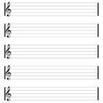 Staff Paper Blank Sheet Music   10 Free Pdf Printables | Printablee Pertaining To Printable Lined Music Paper
