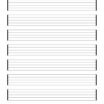 Staff Paper Blank Sheet Music   10 Free Pdf Printables | Printablee Throughout Printable Lined Music Paper