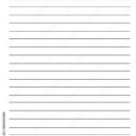 Stock Illustration „Blank Sheet Of Paper. Paper Line Design With Printable Paper Lines Background