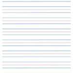 Three Lined Writing Paper   Worksheet Digital | #1 Teacher Made Pertaining To Three Lined Paper Free Printable