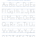 Tracing Alphabet Letters (Printable Handwriting Worksheets) – Free Regarding Abcs Lined Paper Printable