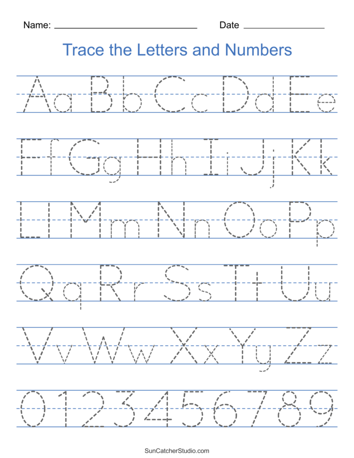 Abcs Lined Paper Printable