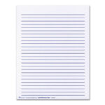 Used For Right Line Paper / Narrow Rule (250 Raised Paper Notebooks Pertaining To Bold Lined Paper For Visually Impaired Printable