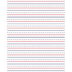 Writing Paper For Kids Zaner Bloser Dotted Midline Newsprint Paper In Printable Lined Paper With Dotted Midline