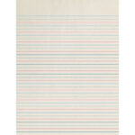 Zaner Bloser Newsprint Handwriting Paper, Dotted Midline, Grade 2 Throughout Printable Lined Paper With Dotted Midline