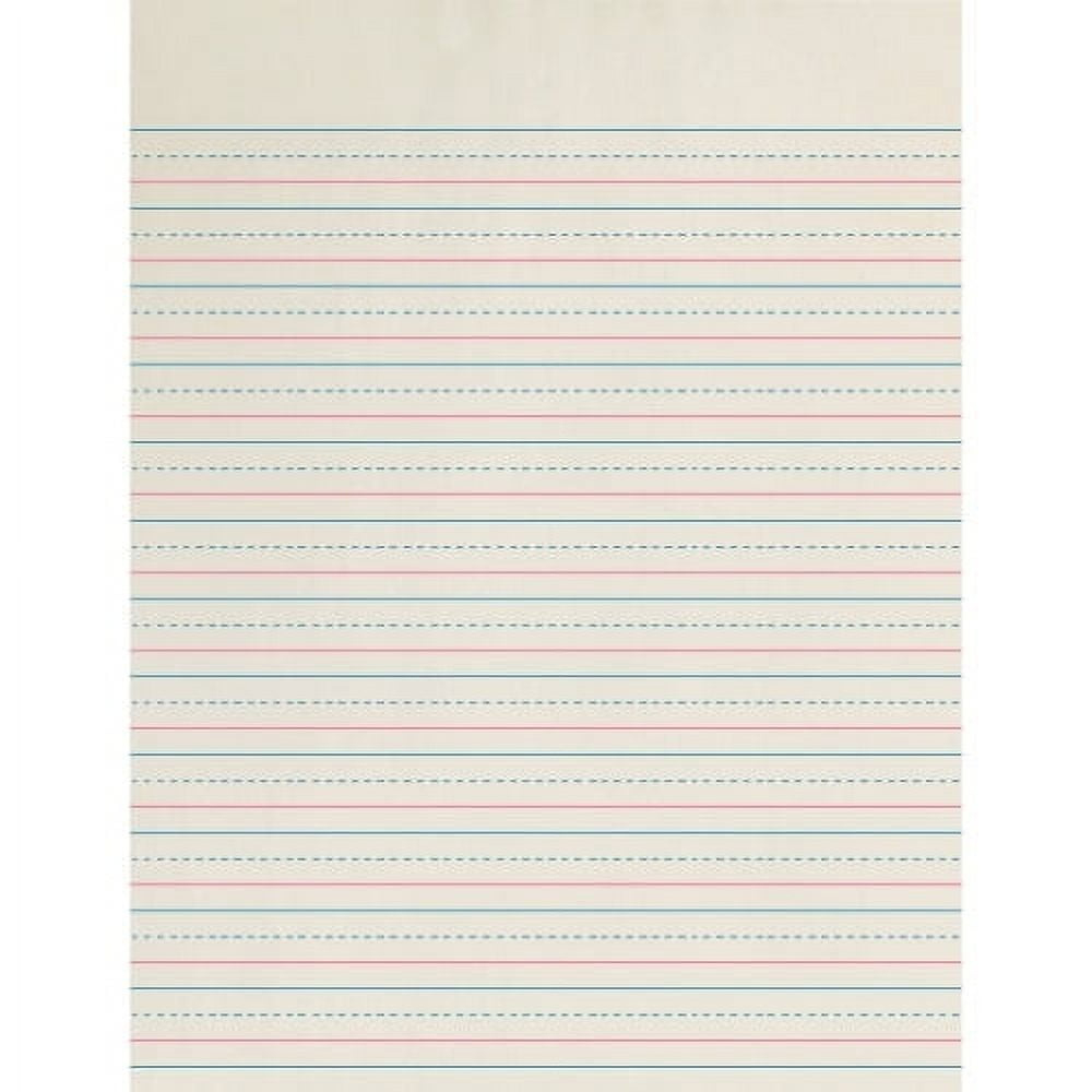 Zaner-Bloser Newsprint Handwriting Paper, Dotted Midline, Grade 2 throughout Printable Lined Paper with Dotted Midline